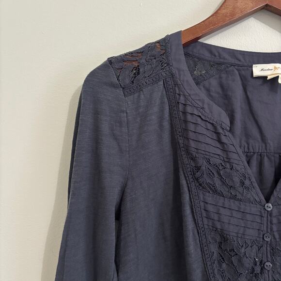 Anthropologie Meadow Rue Anona Lace Blouse Sz M - Picture 3 of 7